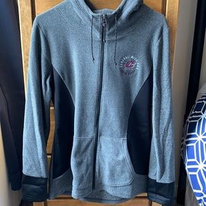 Central Michigan Universiry fleece full zip sweatshirt